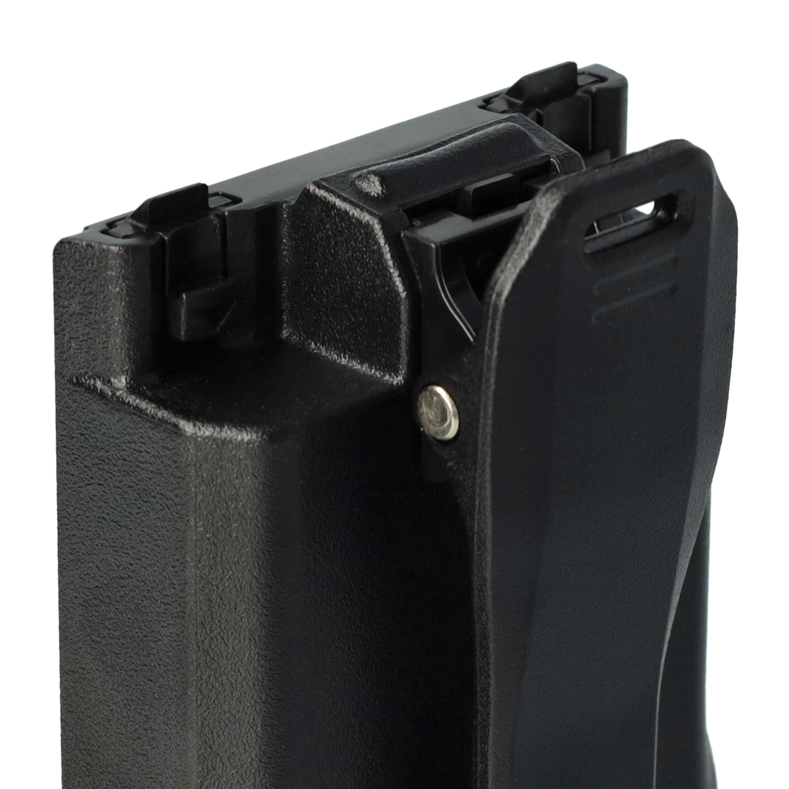 vhbw Bateria zamienna do Icom BP-307 do krótkofalówki, Walkie Talkie (3300 mAh, 7,4 V, litowo-jonowa) + klips do paska