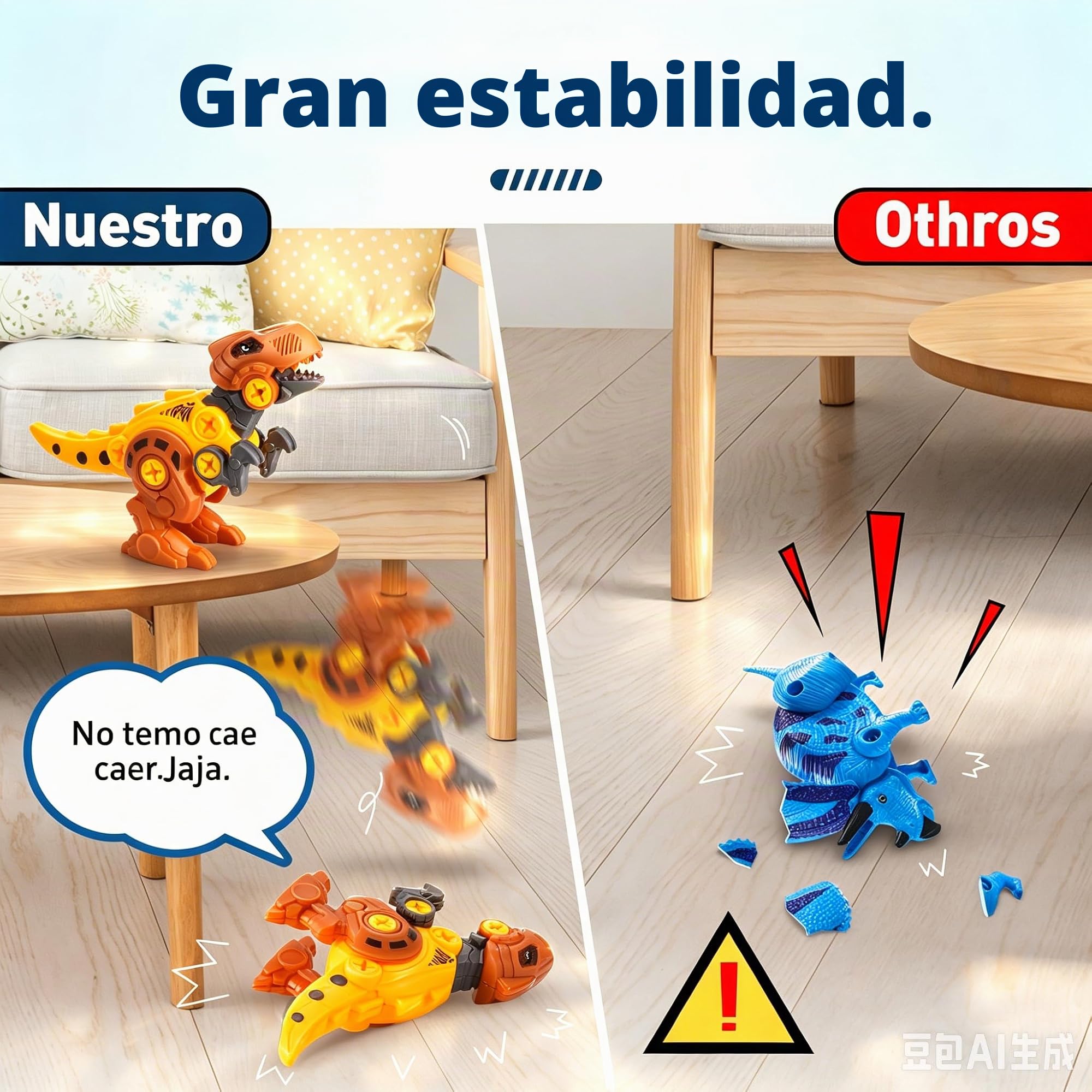 Toyzey Juguetes de Dinosaurios 3-9 Años - Set de Construcción Regalo Educativo