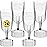 DecorRack 24 Wine Glasses, 6 Oz -BPA Free- Plastic Party Wine Cups, Perfect for Outdoor Parties, Weddings, Picnics, Stackable, Reusable, Disposable, Stemmed (Pack of 24)