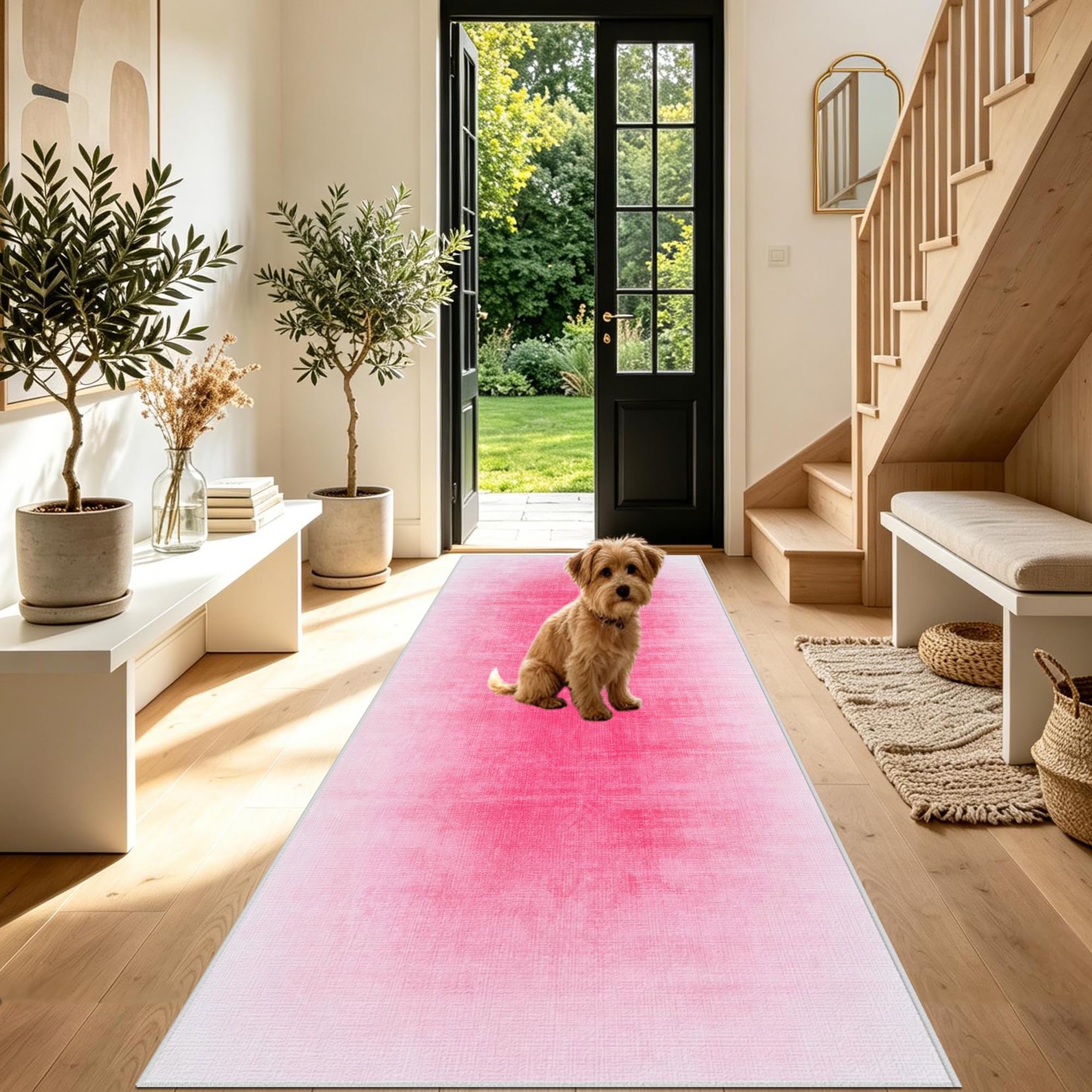 Tapis de passage lavable pour habiller votre couloir entrée et cuisine moderne