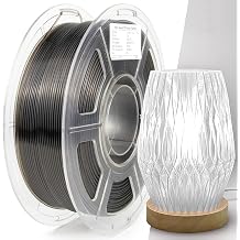 3D Printer PETG Filament Transparent Clear 1.75mm High Light Transmittance 3D Printing Filament,Print speed 30-600mm/s PETG Filament,Transparent Clear Fluorescent Green 3D Printer Filament 1KG