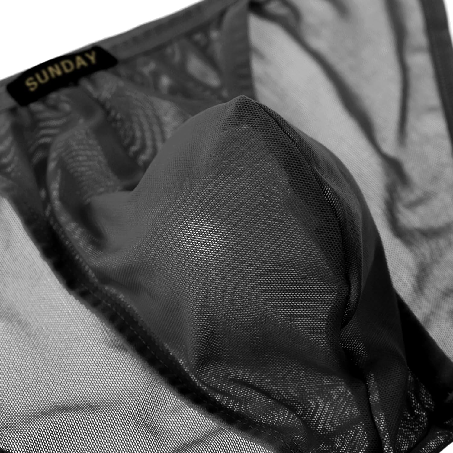 Summer Code Mens Sheer Briefs Mesh Lightweight Underwear Comfortable Low Rise Underpants for Men - Image 4