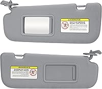 Vista 8 de Youxmoto Left Driver Side Sun Visor for Hyundai Elantra 2011 2012 2013 2014 2015, Gray # 852103X000TX