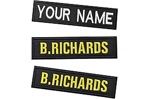 2 pcs Customizable Velcro Name Tags for Tactical Vest