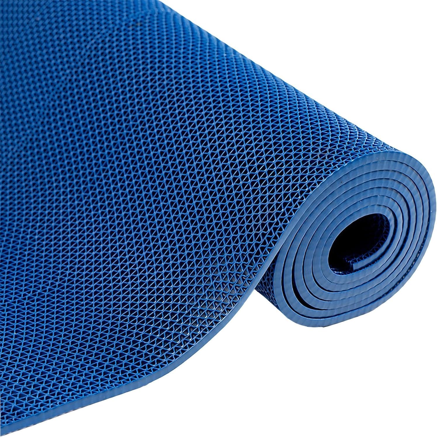 Hpthly Blue Non-Slip Pvc Drainage Mat Wet Area Floor Mats, 5Mm Thick Drainage Floor Mat For Outdoor Indoor Kitchen Swimming Pool,-120Cmx500cm