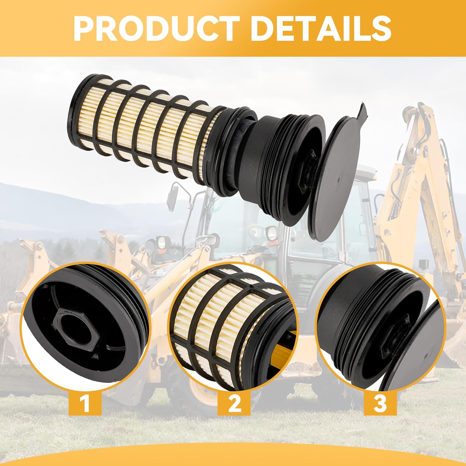 495-1507 Diesel Exhaust Fluid Filter Fit for CAT excavator 323F SA telehandler TL1255D TL1055D, OEM#82250619 KD80618 1J508-19660 400406-01134, Urea Filter Element DEF Filter