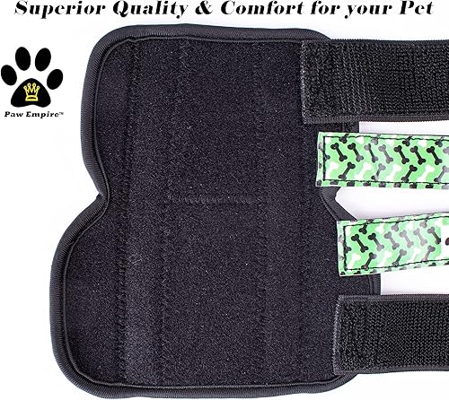 Miniatura 5 de Par de soportes para piernas de perro, ultra apoyo, cómodos, resortes de metal duales, envolturas para patas traseras, soporte de cornejo canino