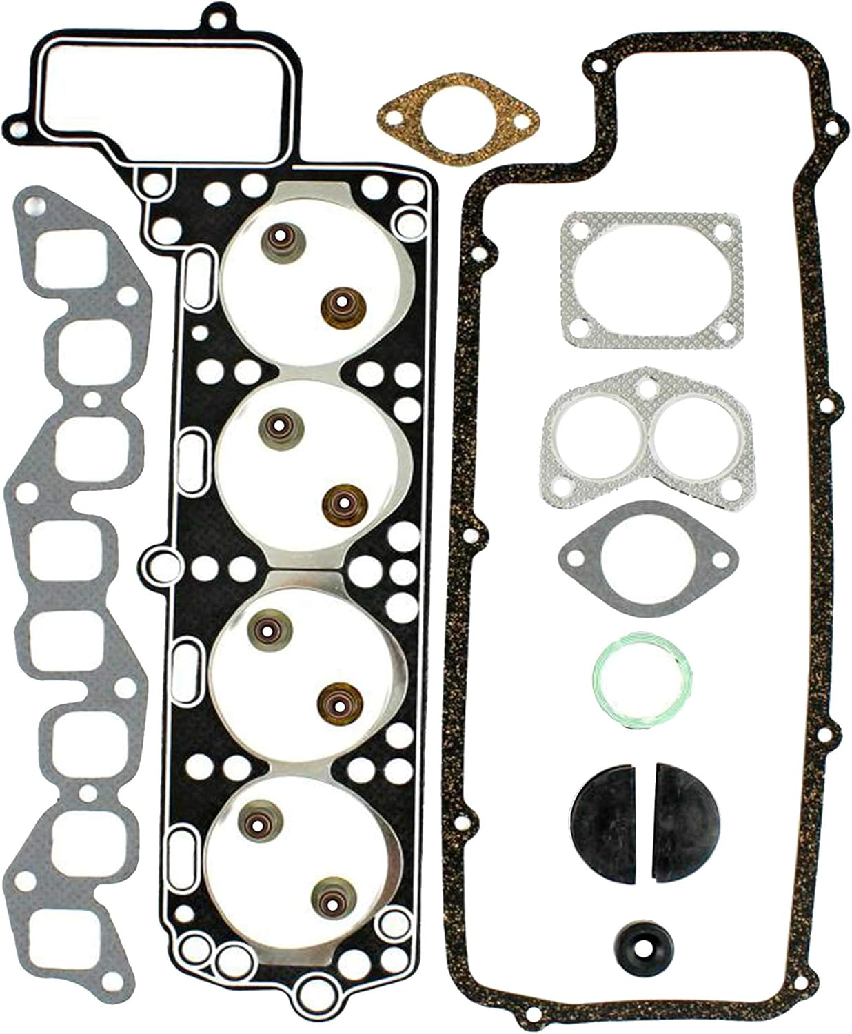 DNJ HGS934 Graphite Cylinder Head Gasket Set for 1970-1974 Toyota Celica, Corona, Hi-Lux 1.9L-2.0L L4 8V SOHC 1858cc