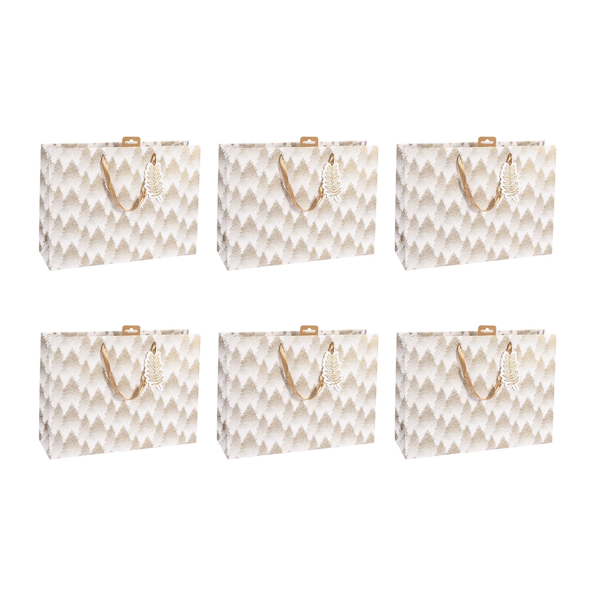 Clairefontaine X-32805-6Cpack - Set of 6 Excellia Gift Bags- Shopping - 37,3x11,8x27,5 cm - 210g - Motif : Precious - Gift Wrapping, ideal for games, Puzzles