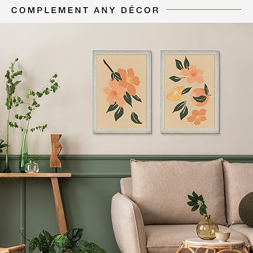 Miniatura 3 de MCS Industries Studio Gallery - Marcos con textura de madera color gris de 13 x 19pulgadas  33.02 x 48.26 cm., 2 unidades