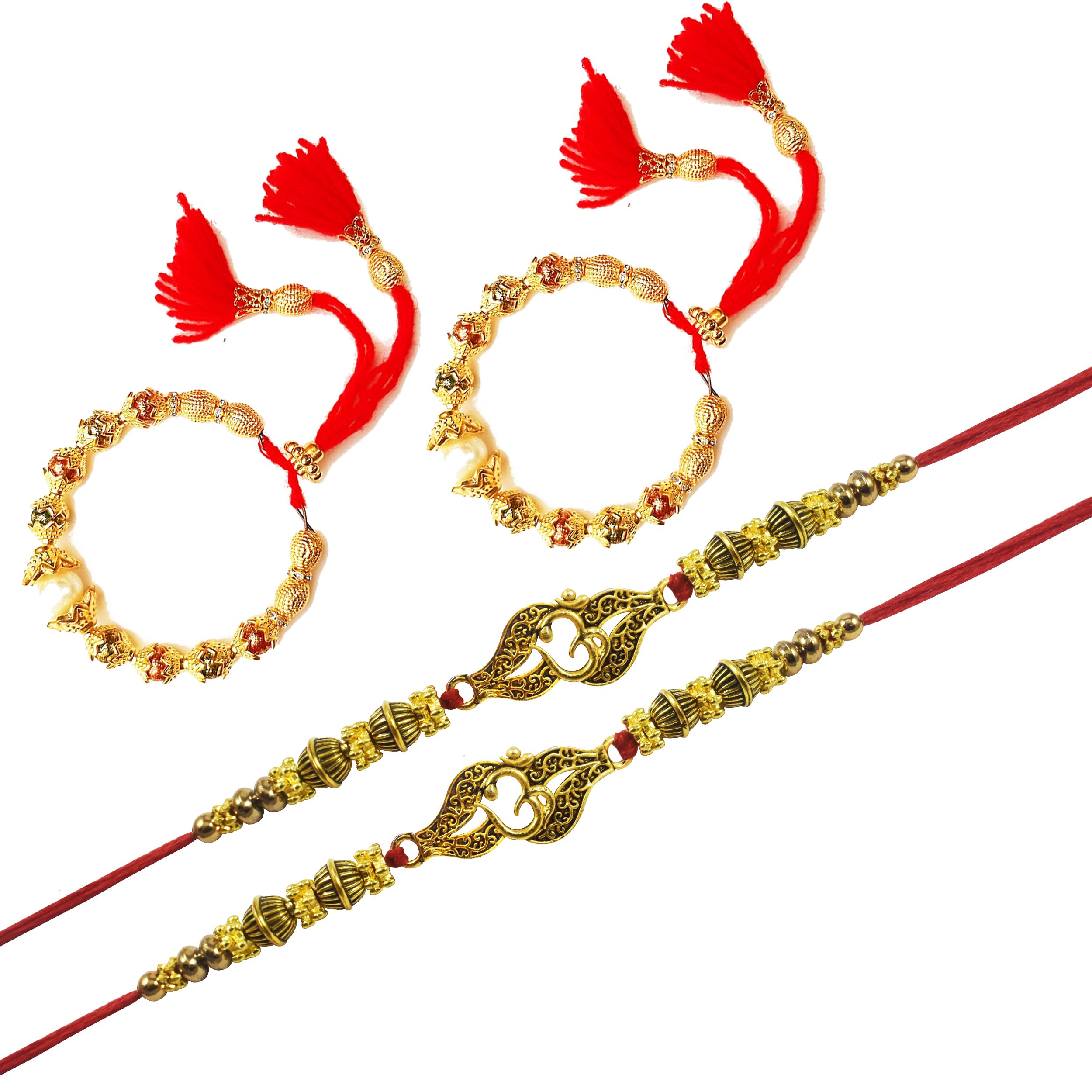Forty Wings Set Of 2 Rakhi With 2 Beautiful Bhabhi Bangle Lumba Rakhi For Brother And Bhabhi Bhaiya Bhabhi Bangle Lumba Chuda Rakhi Set Of 4 Rakhi (B0CDV5VRFY) Amazon Price History, Amazon Price Tracker