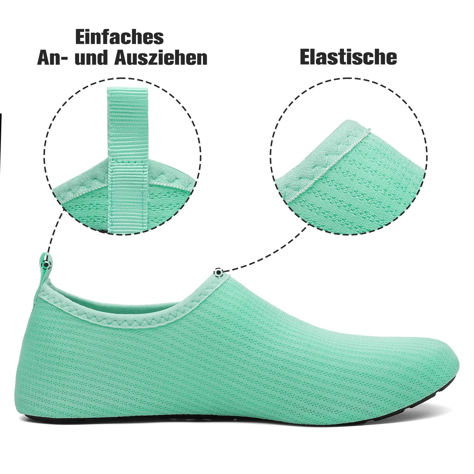 SAGUARO Scarpe da Scoglio Asciugatura Rapida con 7 Fori di Drenaggio per Donna Uomo Rombi Gr.36-47