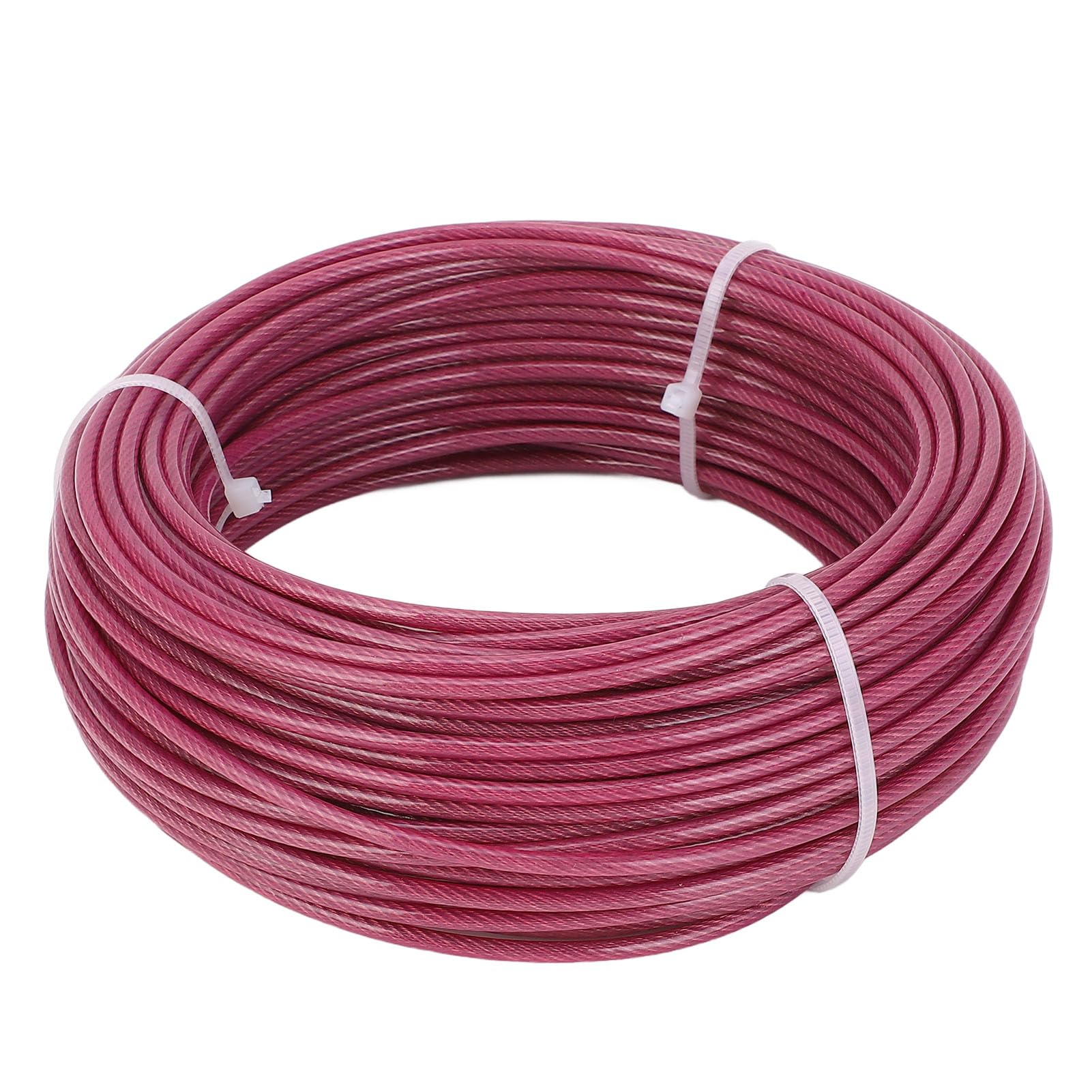Turnbuckle Drut Zestaw napinacza odpornego na UV Purple powlekany stalowy kabel do ubrań roślin wspinaczka ogrodowa Wsparcie 100 -metrowych 3 mm stali nierdzewnej