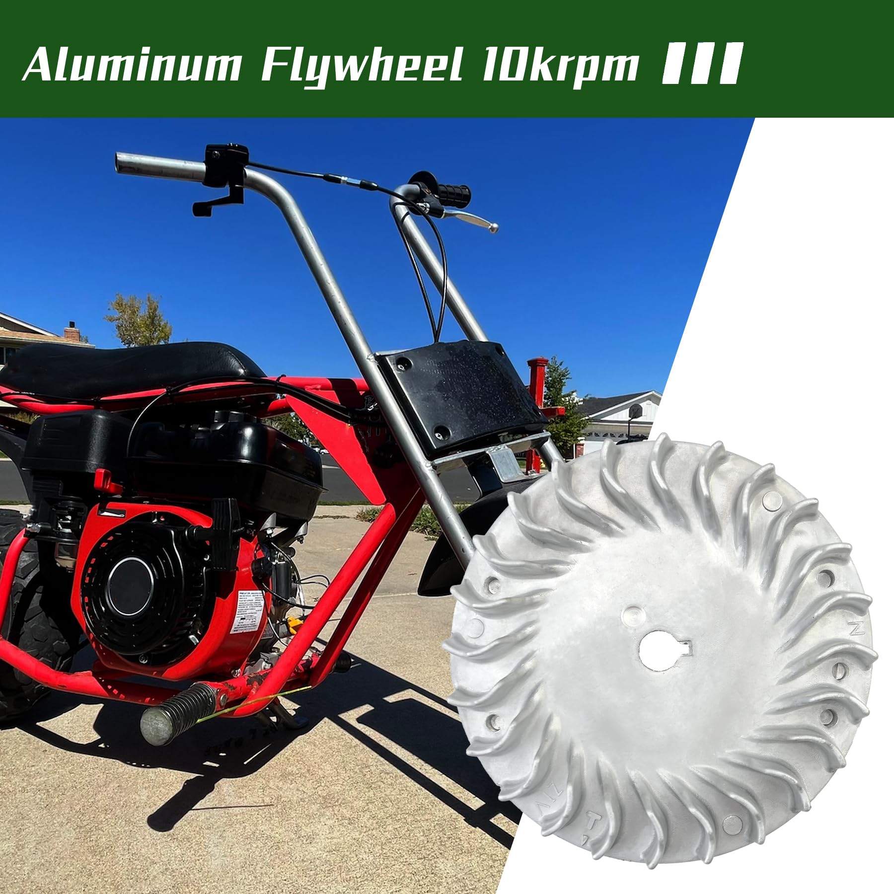 Flywheel For Predator 196cc 212cc 224cc 69730 69736 NonHemi Cast