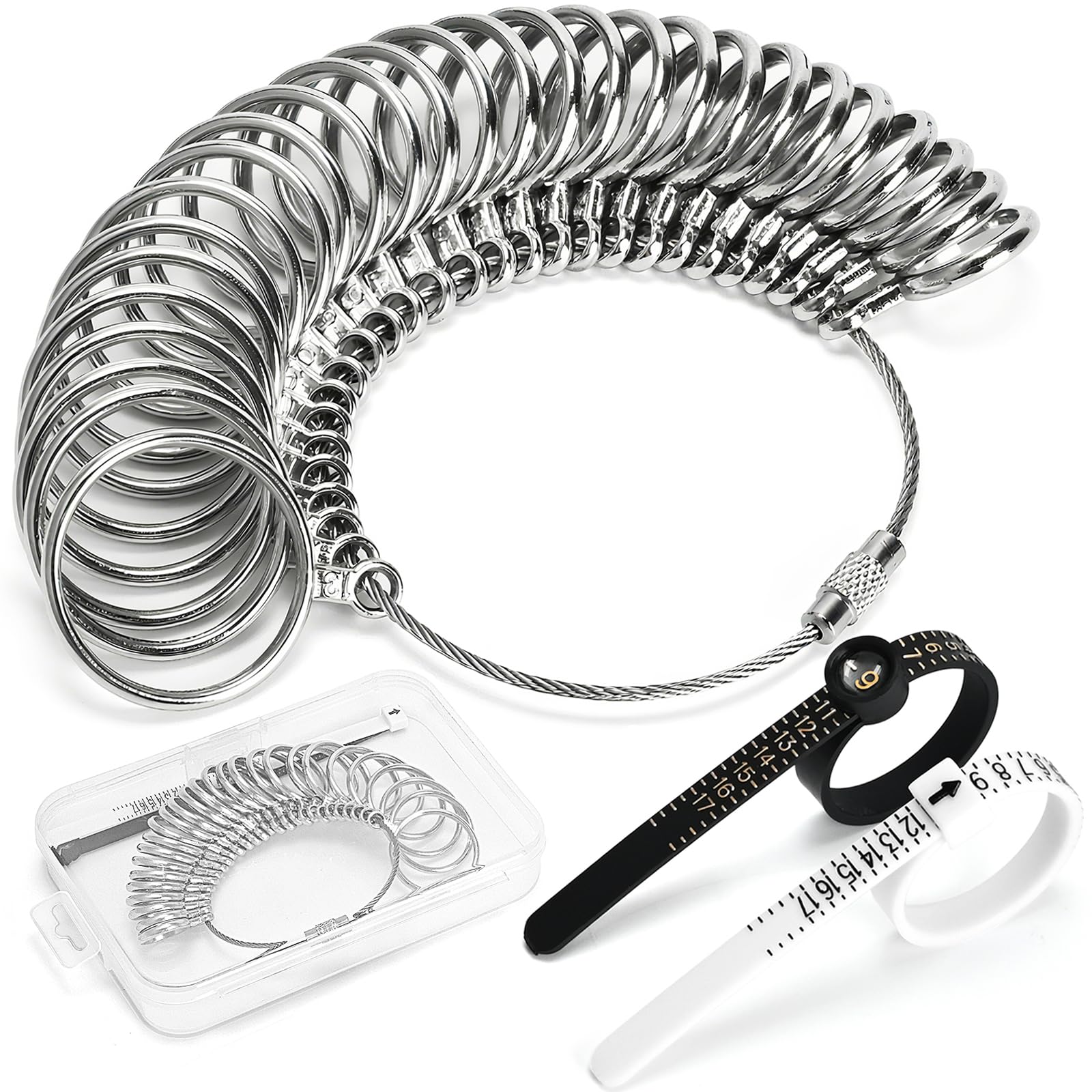Photo 1 of SRUDOKIN Ring Sizer Measuring Tool Kit