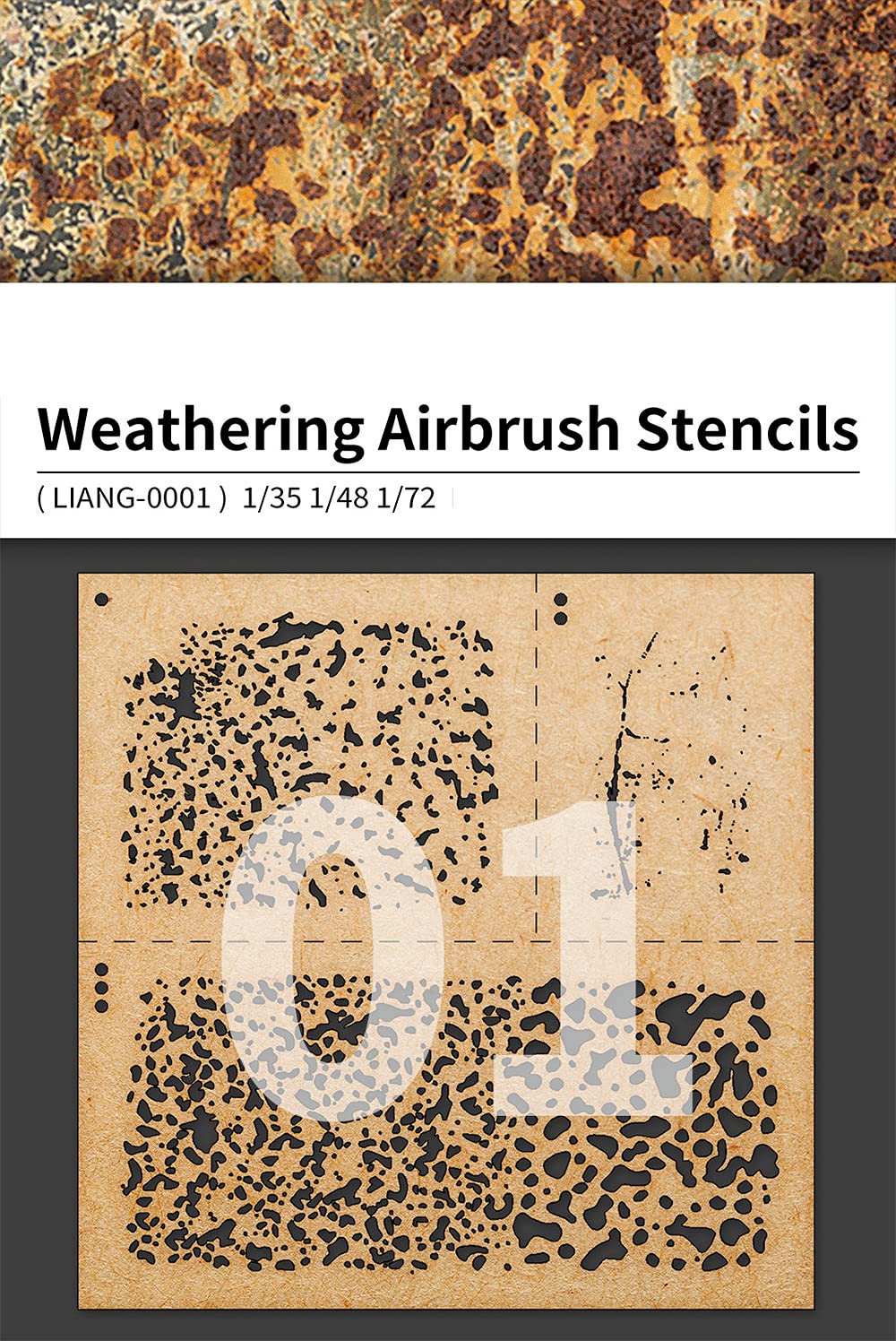 Kit Strumenti Per Aerografo &ndash; Carta Spray Per Modelli Fai-da-te &ndash; Scale 1/35, 1/48, 1/72