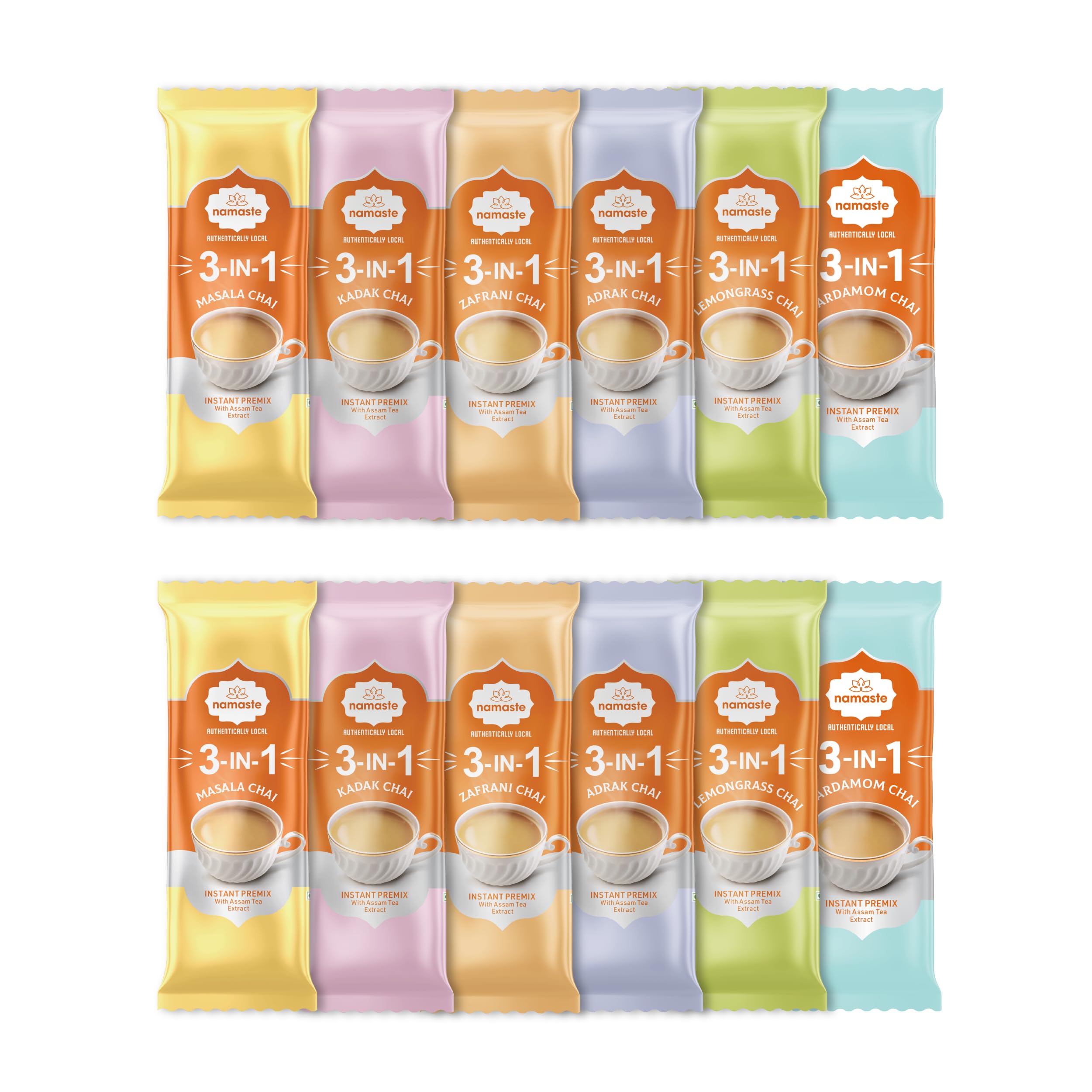 See full amazon price history chart for Namaste Chai Assorted Tea Premix - 12 Sachets | Kadak Tea, Adrak Tea, Lemongrass Tea, Zafrani Tea, Cardamom Tea, Masala Instant Tea Premix | Readymade Mix | Chai premix (10 Sachets x 22gm) Namaste Chai Assorted Tea Premix - 12 Sachets | Kadak Tea, Adrak Tea, Lemongrass Tea, Zafrani Tea, Cardamom Tea, Masala Instant Tea Premix | Readymade Mix | Chai premix (10 Sachets x 22gm) (B0D174M2V2) Amazon Price History, Amazon Price Tracker