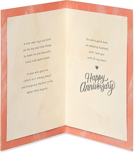 Miniatura 2 de American Greetings Tarjeta de aniversario para él (The Best In Me)