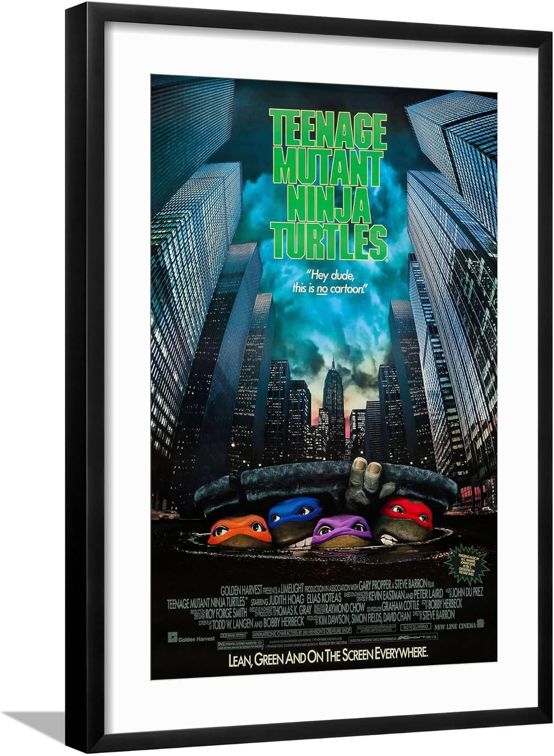 AllPosters Wall Photographic Print TEENAGE MUTANT NINJA TURTLES [1990], directed by STEVE BARRON., 12x18