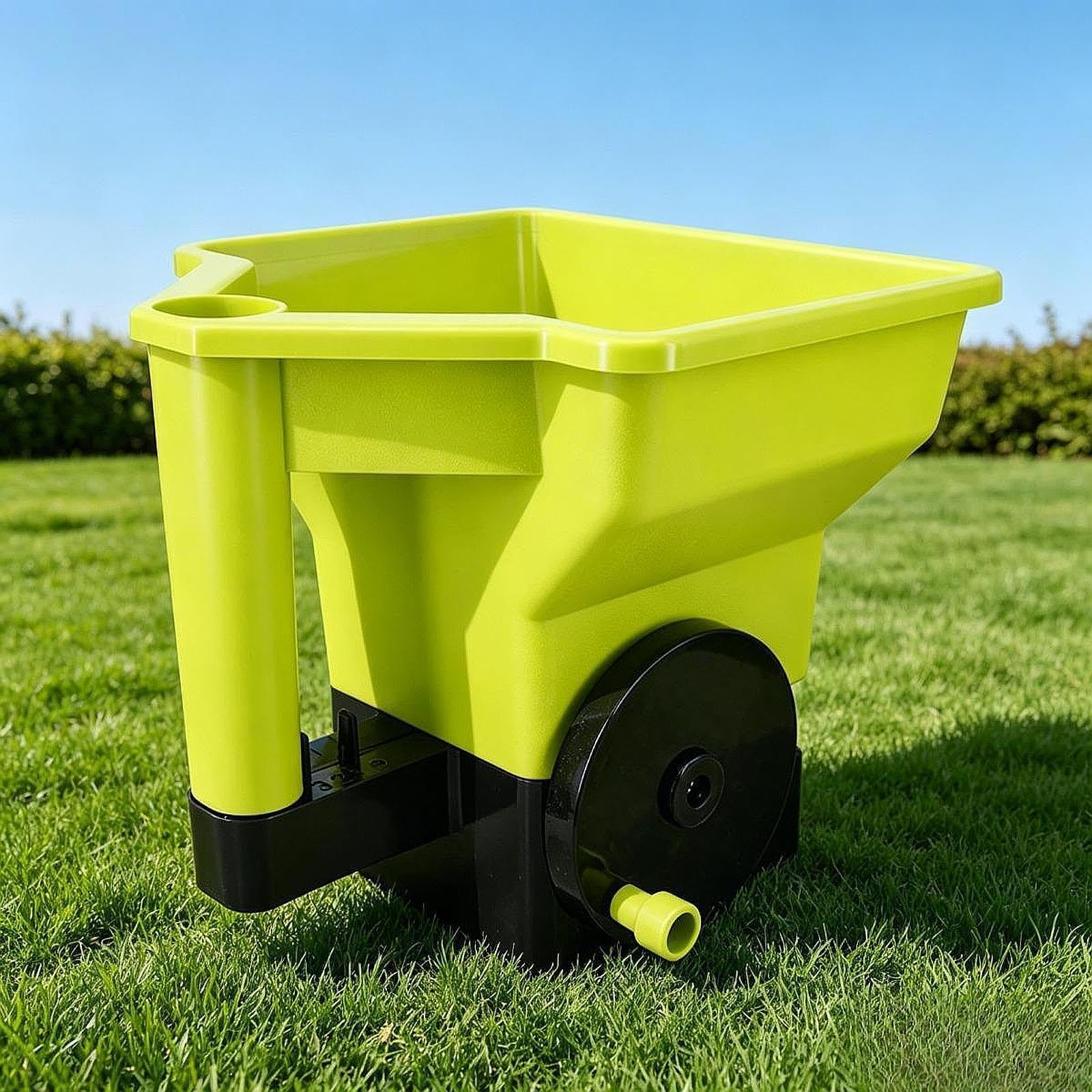 Spandiconcime Manuale con Manico Ergonomico Robusto in Pp Utensile da Giardinaggio Pratico E Riutilizzabile Distributore Grande capacità Versatile Acc, Giallo