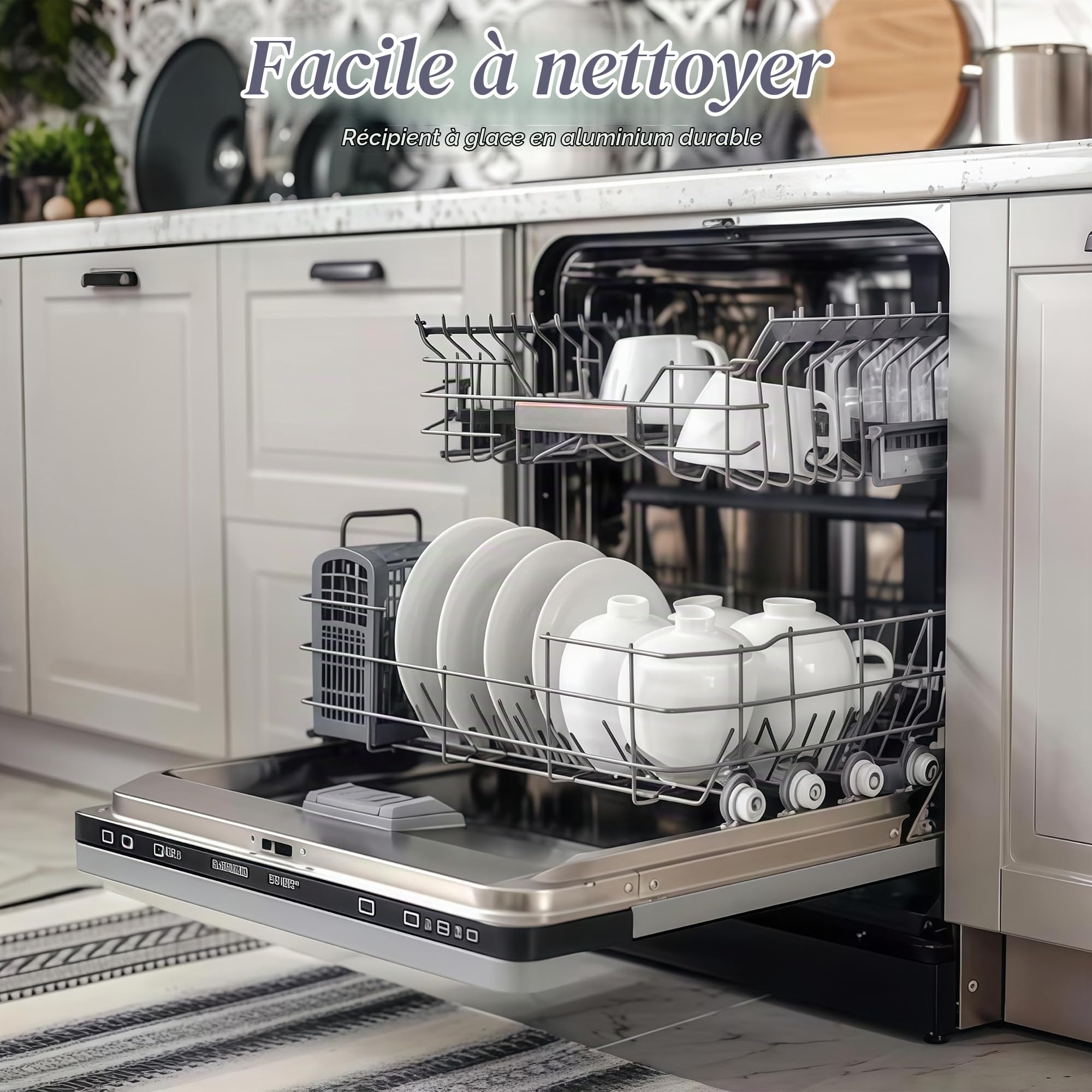 Machine à Glace avec Compresseur 100W 1L