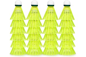 HIRALIY Badminton Shuttlecocks - Perfect Practice Birdies for Indoor and Outdoor Play