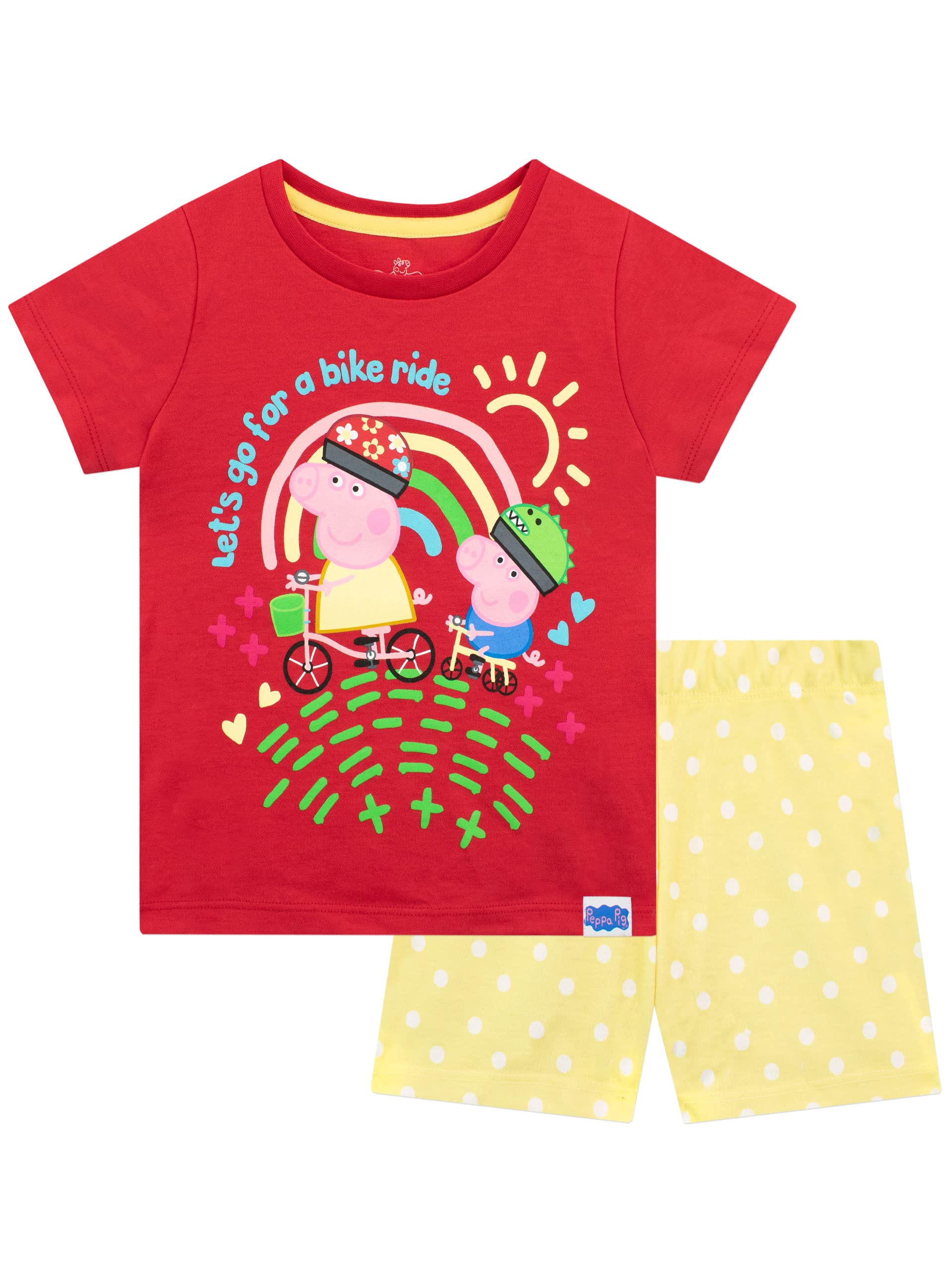 Peppa Pig Girls Red Pyjamas 5-6 Years