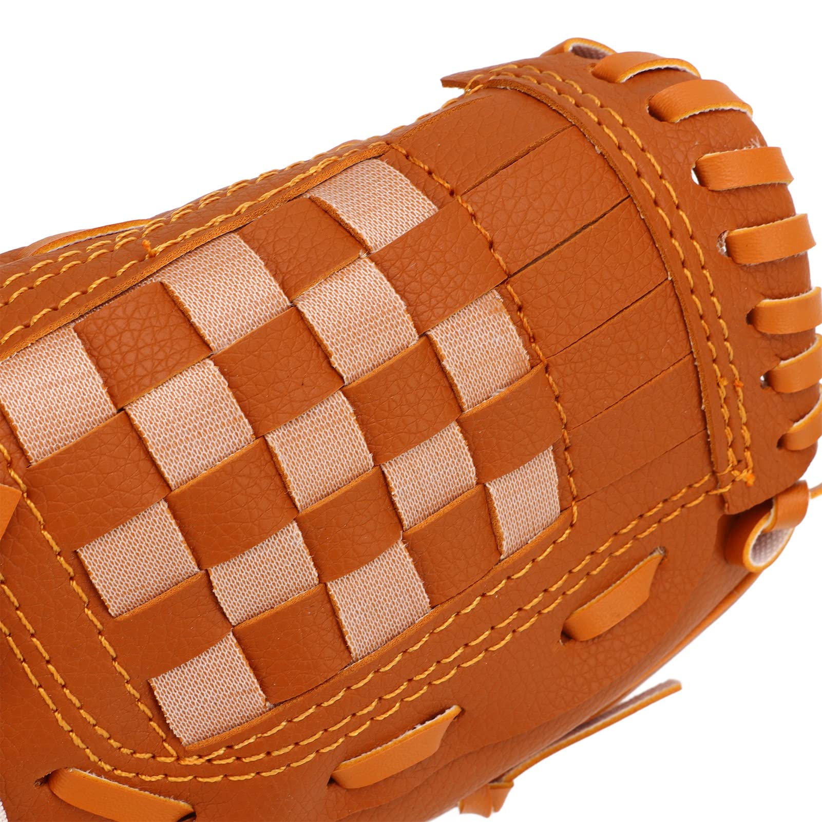 Gants De Baseball De Sport, Gant De Baseball pour Enfants, Gant De Baseball pour Adultes, Gants De Softball, Gants De Baseball en PVC Marron pour Enfant, Adulte, Entraînement en Plein Air.