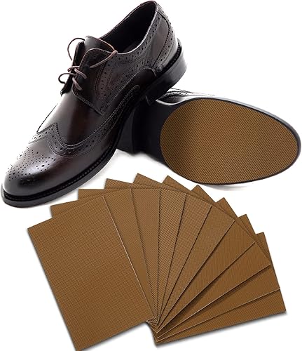 Miniatura 7 de 10 protectores de suela de zapatos de 3.1 x 5.1 pulgadas, almohadillas adhesivas de agarre para zapatos antideslizantes para zapatos en la parte
