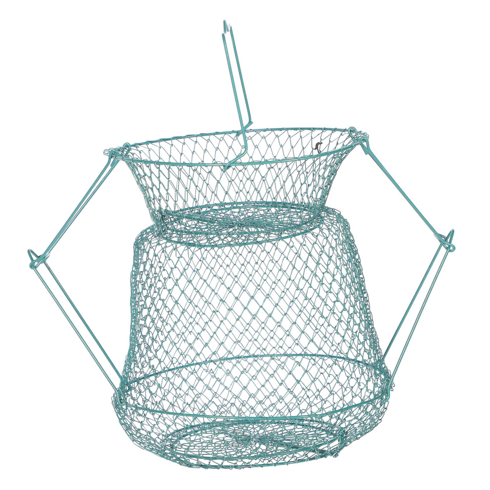 Toyvian Foldable Fish Storage Net Fishing Basket Lightweight Durable for Fish Storage Easy Carrying Essential Fishing Equipment