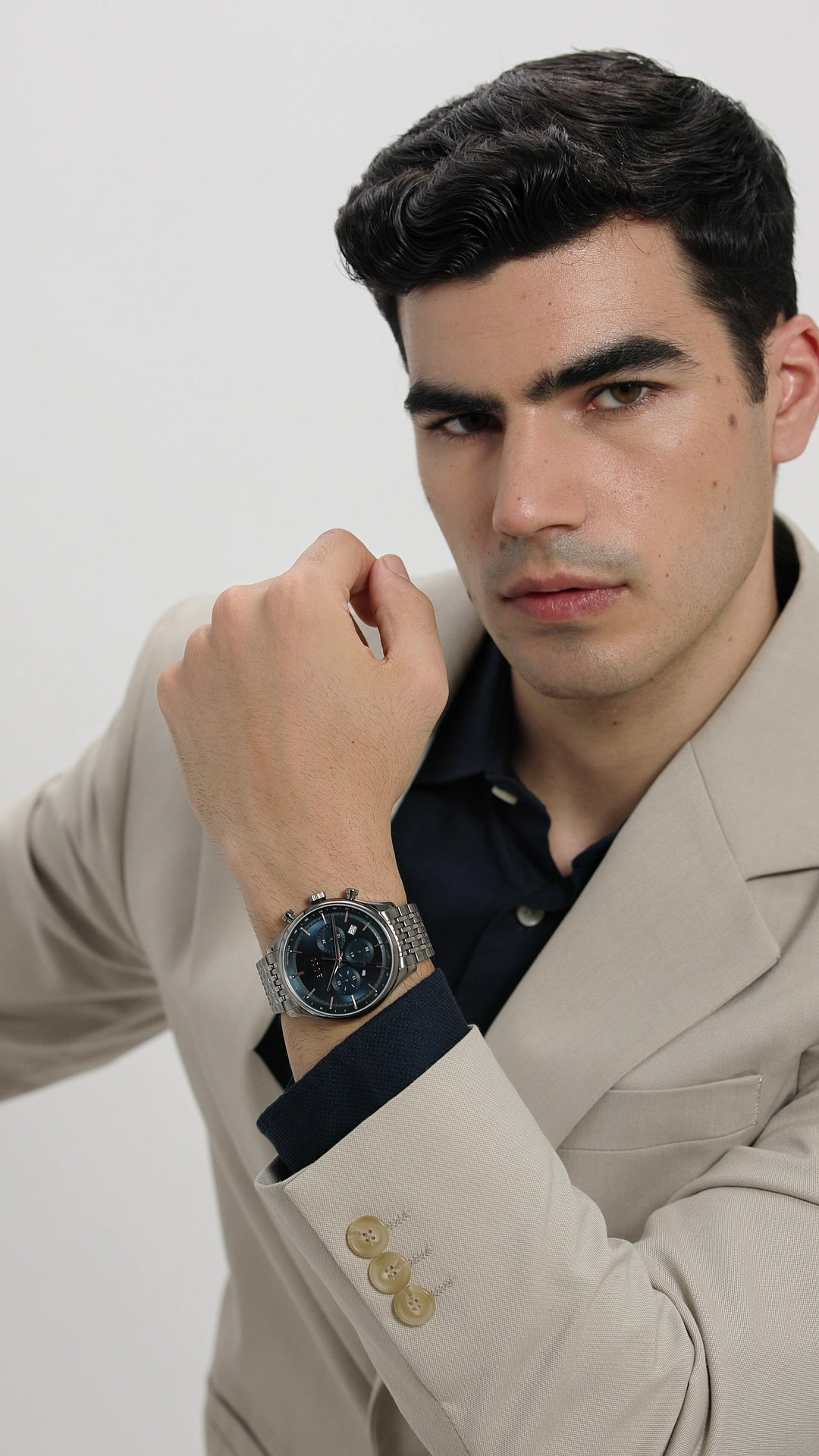 Buy BOSS Gregor Qtz Fashion Chrono Blue Round Dial Men's Watch