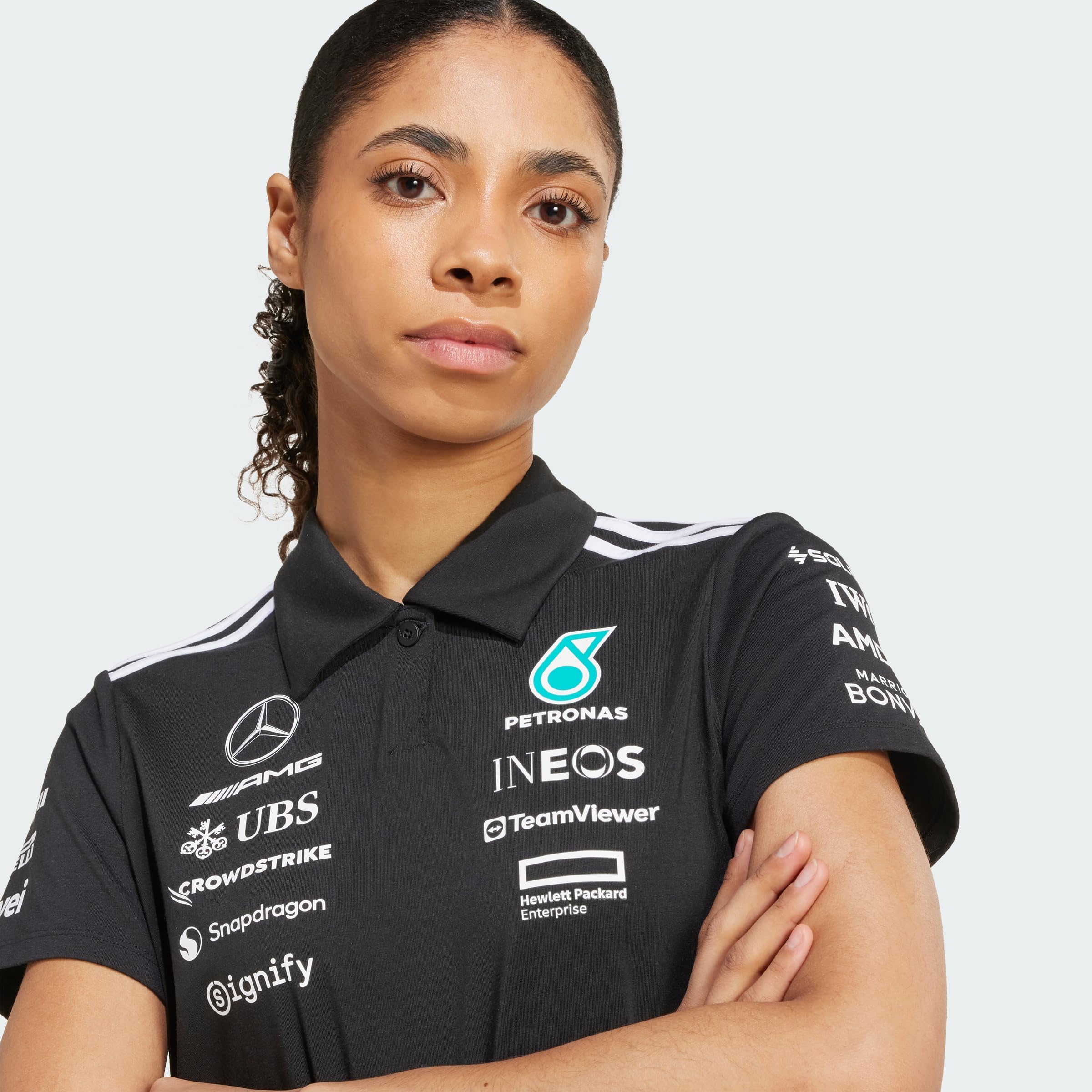 adidas Mujer Mercedes - AMG Petronas Formula One Team Team Polo Black Women