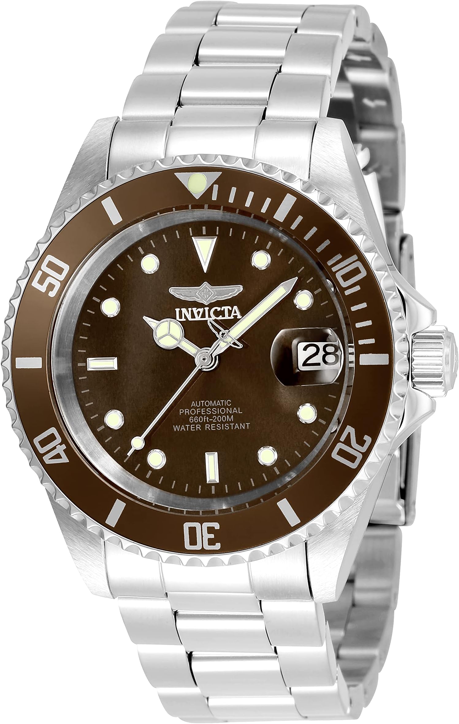 Invicta Automatic Pro Diver Stainless Steel Watch
