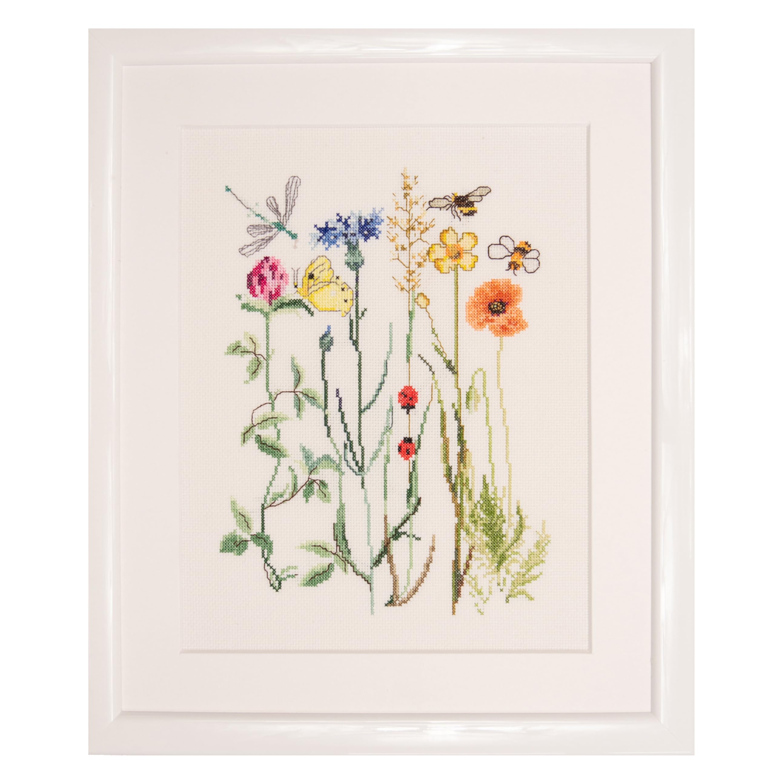 Amazon.com: Thea Gouverneur Wildflowers Cross Stitch Kits