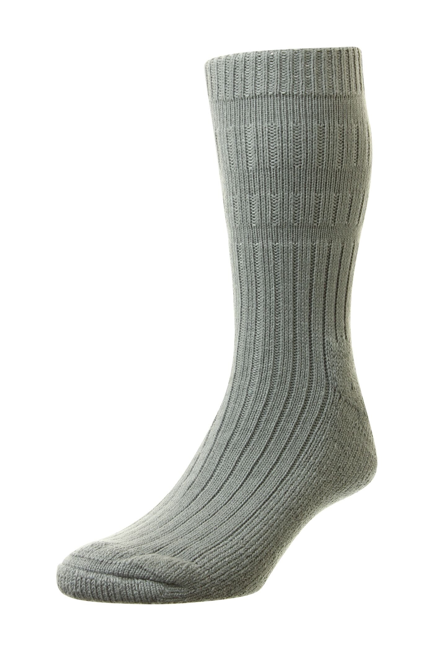 HJ Hall HJ9413 Softop Bedsocks / Navy or Grey / UK 6-11 and UK 11-13 (UK 6-11 Eur 39-45, Grey)