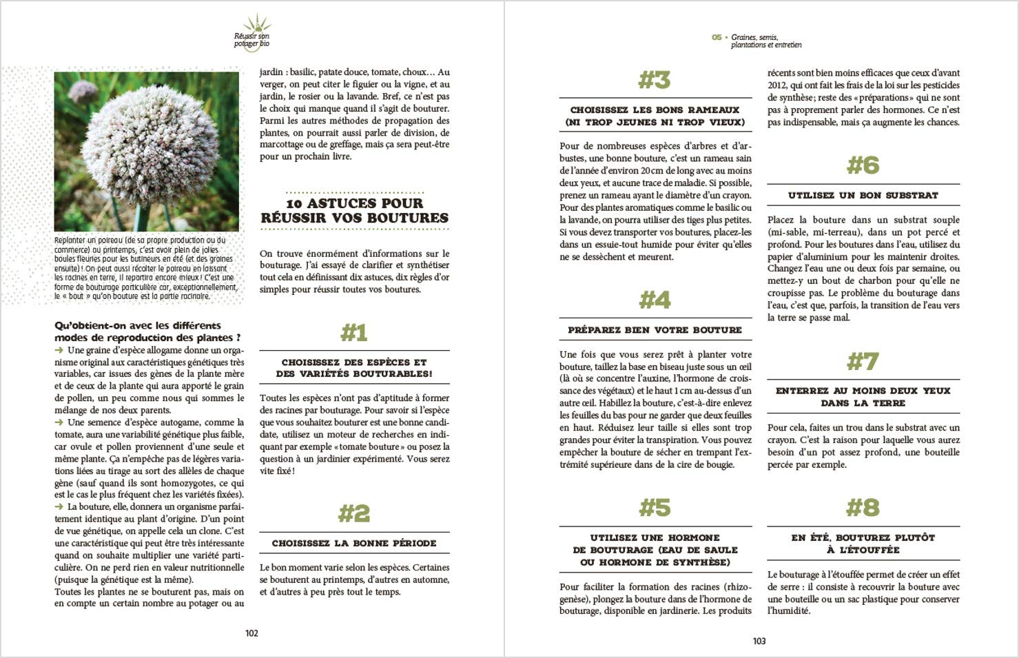 Réussir son potager bio en partant de zéro – Calendrier des cultures mois par mois, fiches pratiques des légumes les plus cultivés, culture sur sol vivant, permaculture