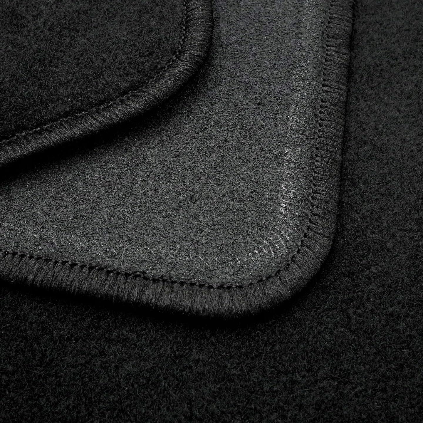 Alfombrillas Velour para Coche Estera del Coche Alfombrillas Velour Coche compatibles con Haft Volkswagen Passat B7 2010-2014 Kombi/Sedan
