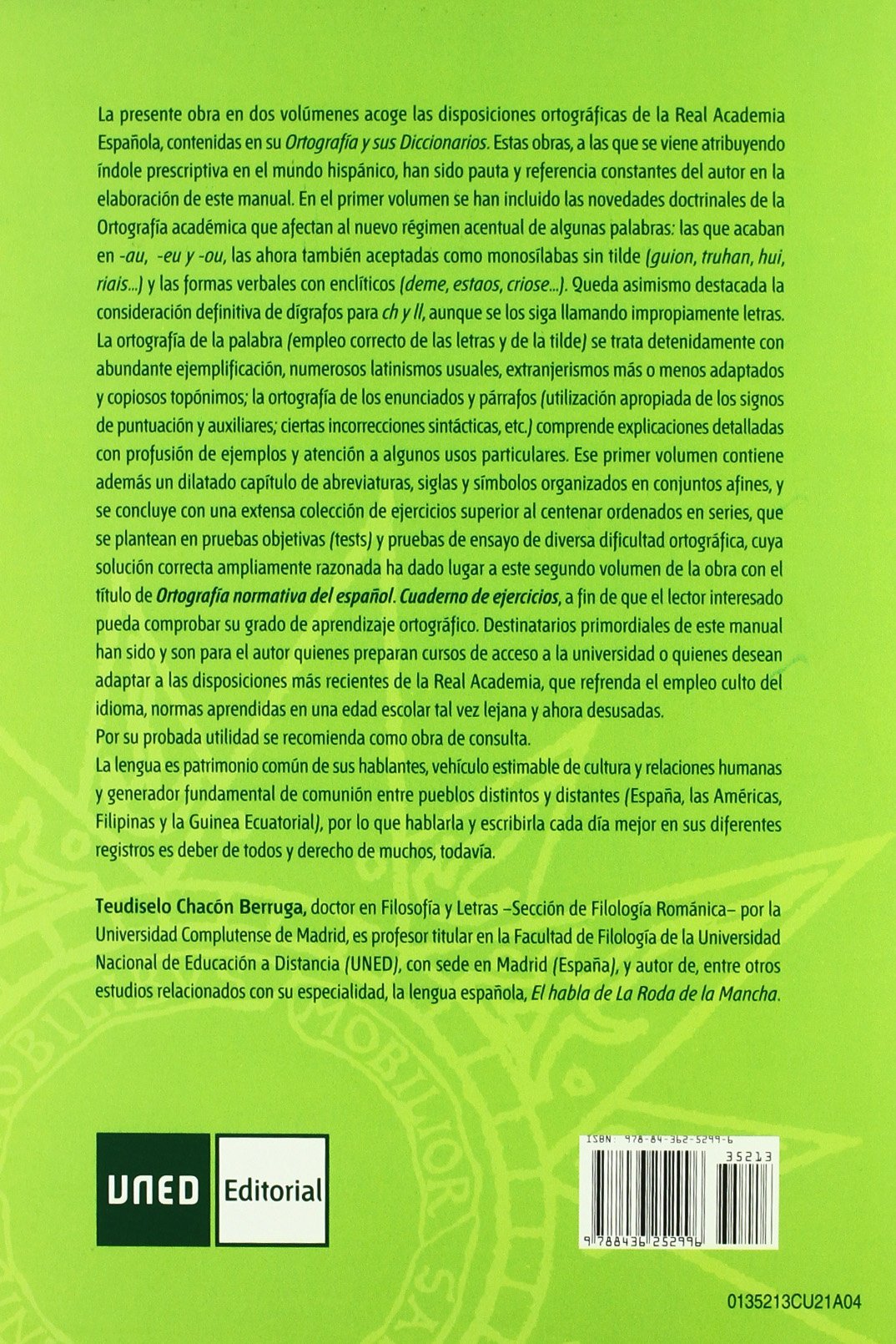 Ortografía Normativa Del Español.Cuaderno de Ejercicios. Vol-II