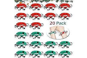 Augshy Christmas Wristbands Jingle Bells