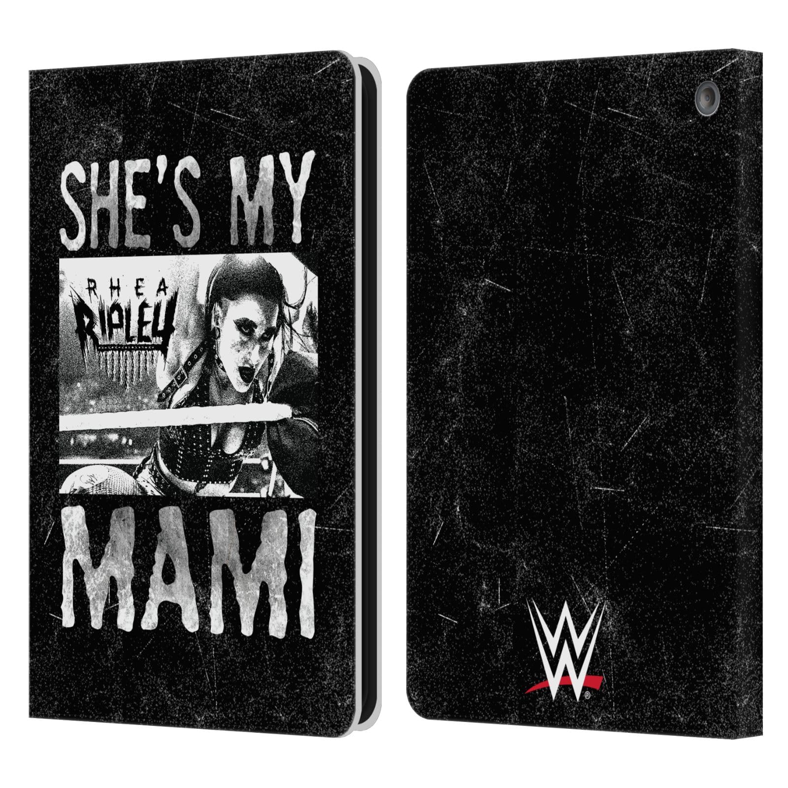 Head Case Designs Officially Licensed WWE She's My Mami Rhea Ripley Leather Book Wallet Case Cover Compatible with Fire HD 8/Fire HD 8 Plus 2020