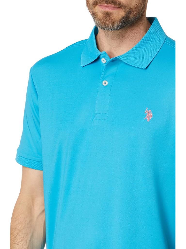 U.S. POLO ASSN. Classic Fit Interlock Solid Polo Shirt