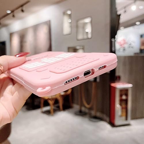 Miniatura 5 de Funda de teléfono retro 3D para iPhone 13 Pro Max, diseño de dibujos animados en 3D, lindo kawaii, con forma de teléfono retro, para niños,