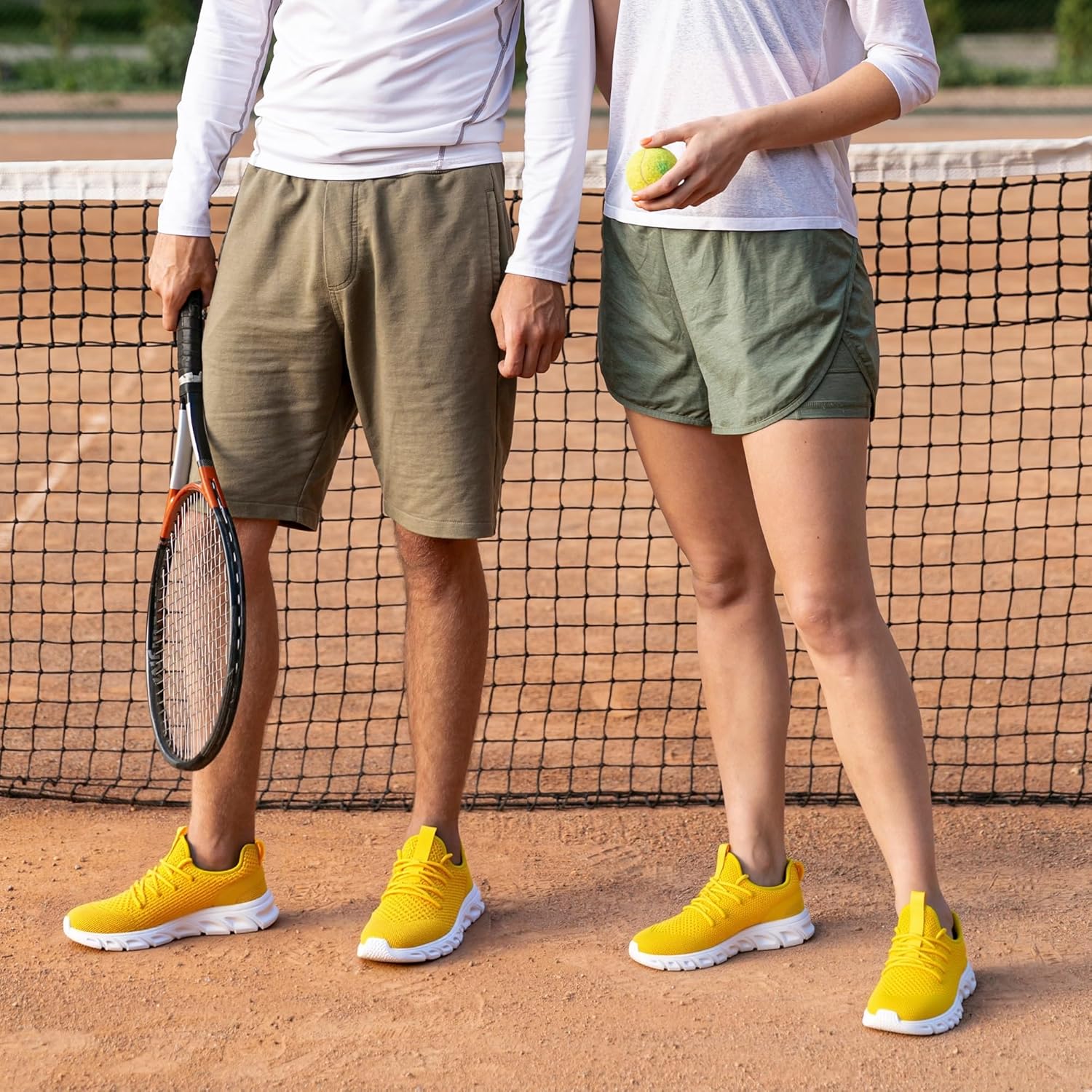 Running Shoes for Men Women Slip on Unisex Walking Tennis Non-Slip Work Shoes Lightweight Breathable Athletic Workout Gym Sneakers Casual Fashion Sneakers - Image 2