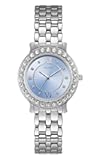 Stainless Steel + Pink Crystal Bracelet Watch. Color: Silver-Tone (Model: U1062L2)
