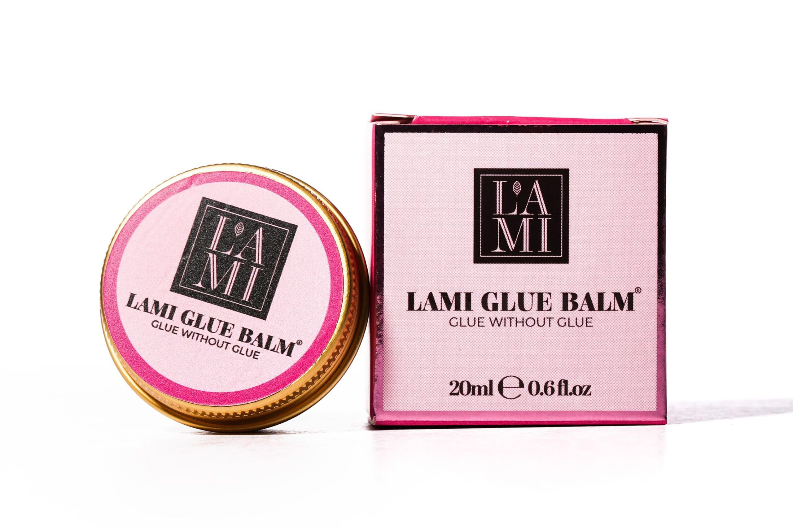 Lami Glue Balm Peach, prodotto per laminare ciglia, colla senza colla, con olio di argan, jojoba e avocado, 20 ml