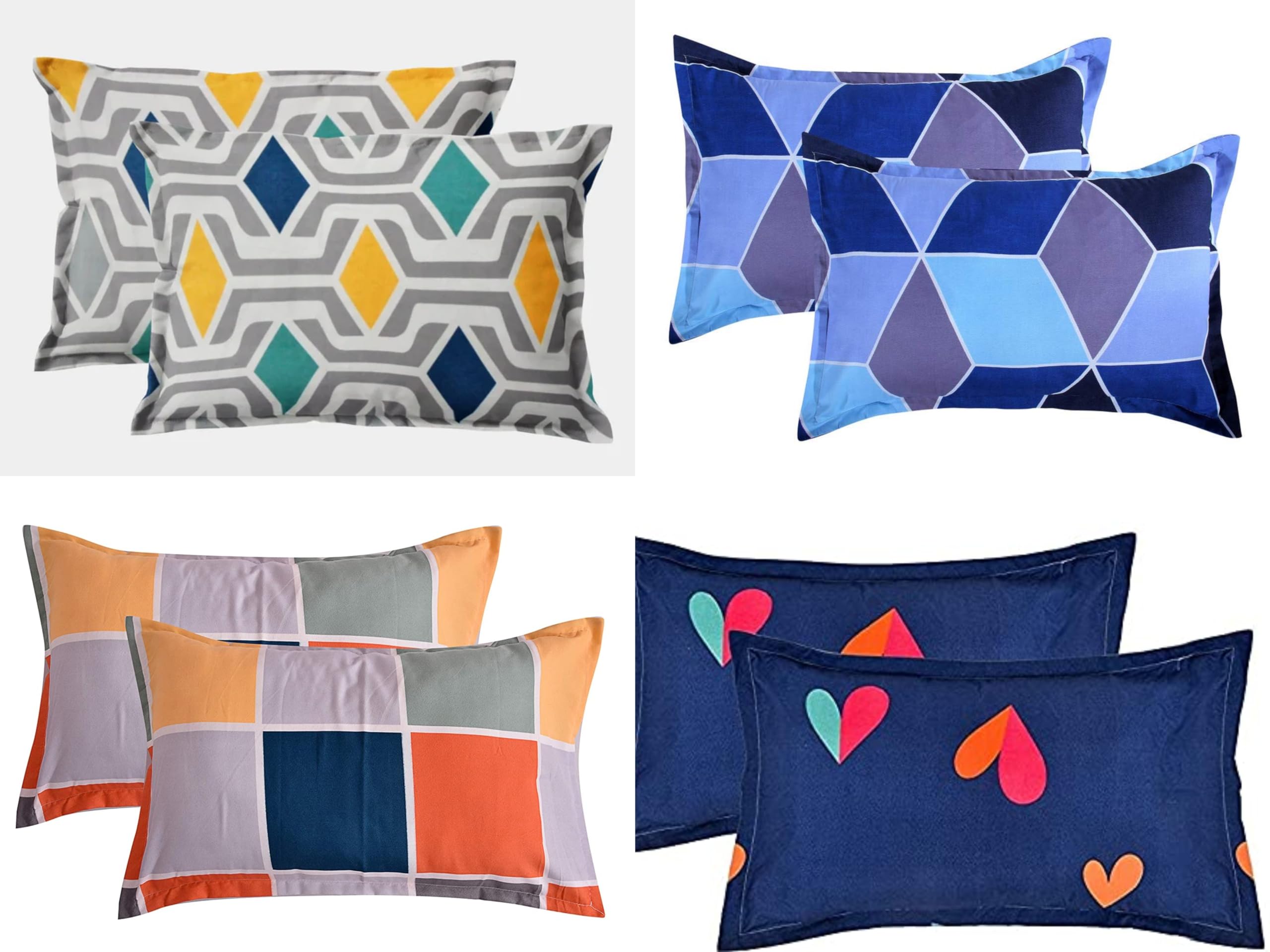 Ultra Soft Pillow Covers - Set of 6 -20 Ultra Soft Pillow Covers - Set of 6 -20