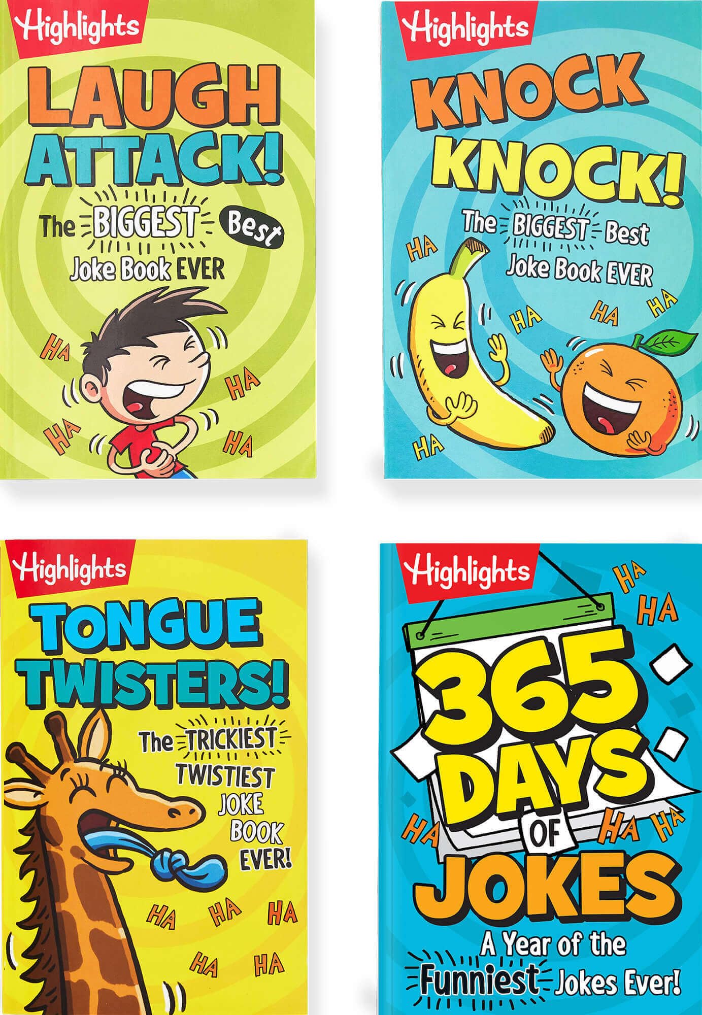 Highlights Best Kids Jokes and Riddles Book Bundle for Kids Ages 6-12