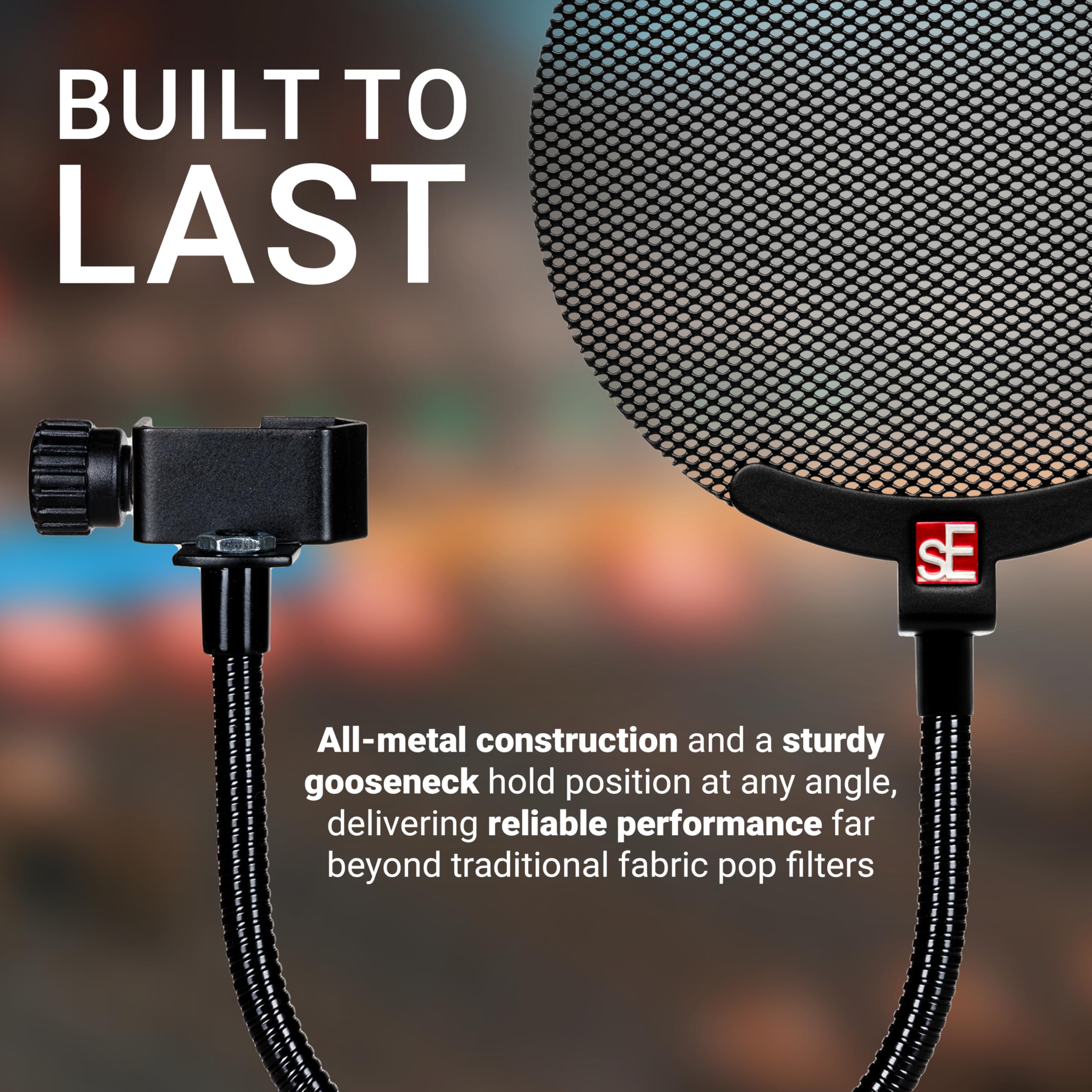 SE Electronics Pop Screen/Microphone Pop Shield