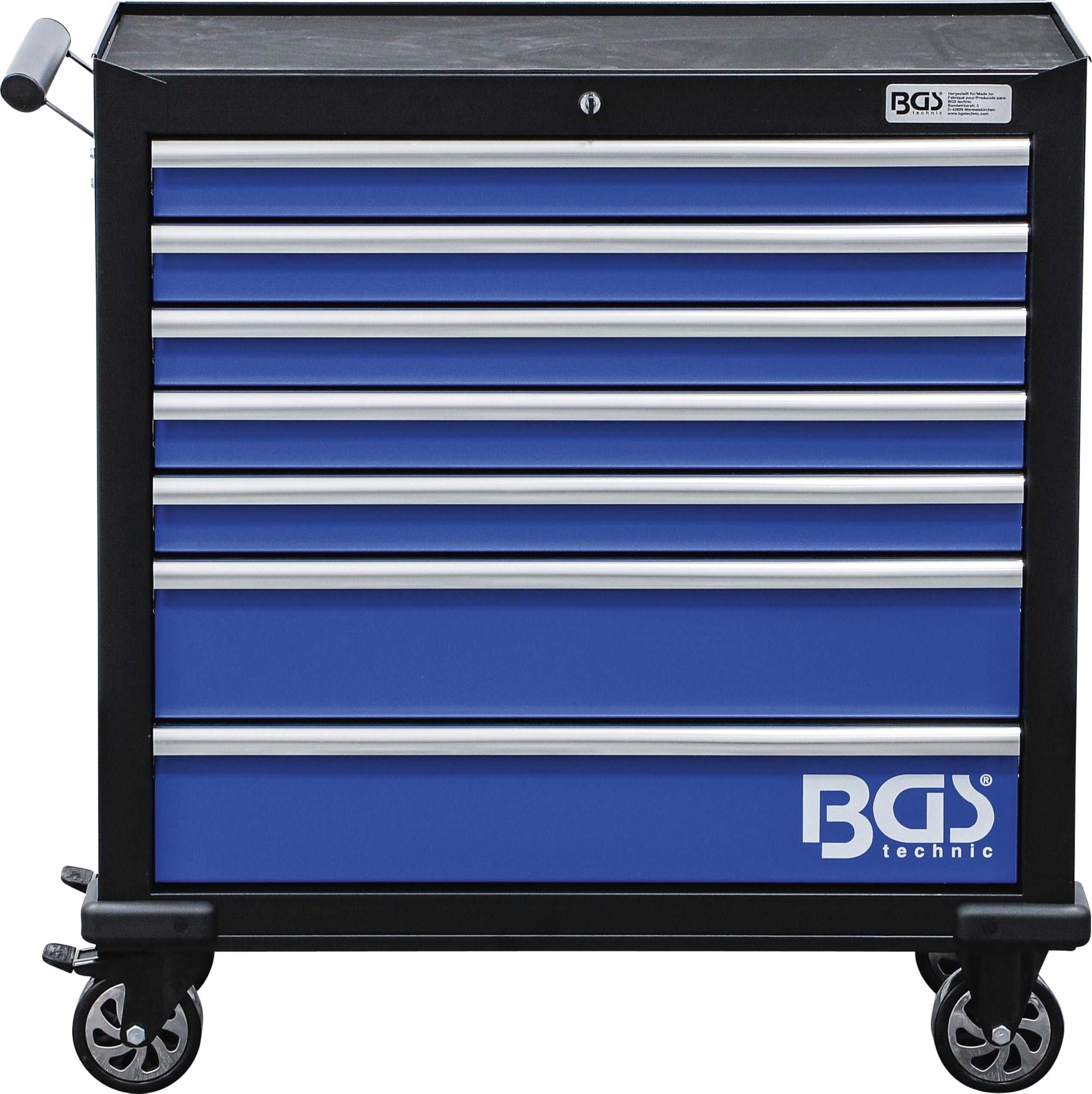 BGS 4205 | Servante d’atelier XL | 7 tiroirs | vide