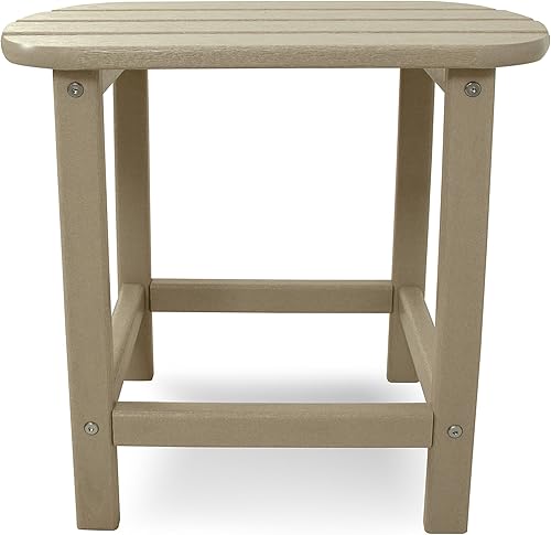 Miniatura 4 de POLYWOOD SBT18SA South Beach - Mesa auxiliar para exteriores de 18 pulgadas, color arena
